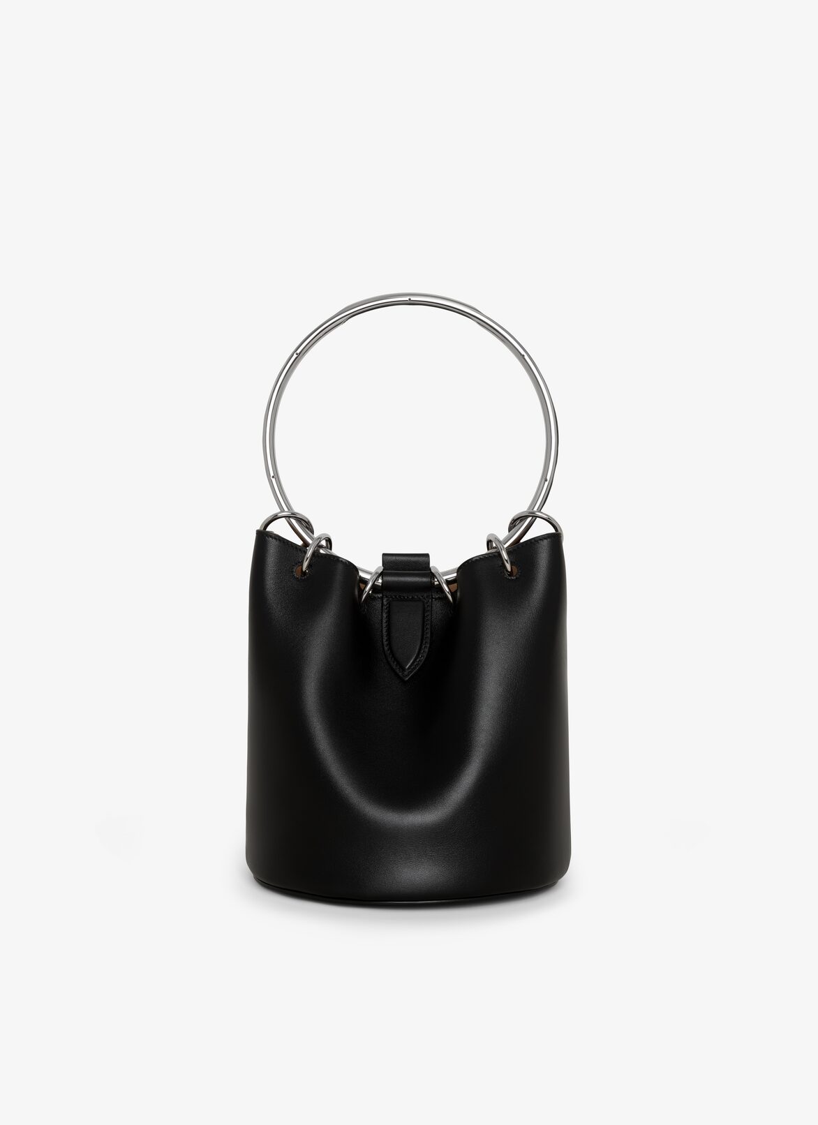 RING MEDIUM BUCKET BAG IN CALFSKIN ALAÏA BLACK RING MEDIUM BUCKET BAG IN CALFSKIN